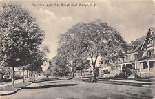 East Orange New Jersey~Homes on Park Avenue & 17th Street~1910 B&W Postcard picture