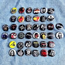 Metallica button badge pins. Thrash Metal. 40 pins colection. picture