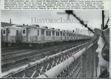 1967 Press Photo Pennsylvania-Philadelphia Transit strike-idled subway picture