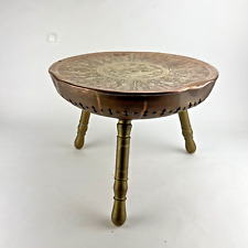 Antique Middle Eastern Copper Iranian Milking Stool picture
