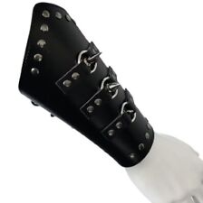 leather arm bracers With Stainless Steel Buttons And Spikes In Viking Style picture