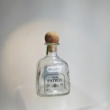 Patron Silver SMALL Bottle with cork labels 200 ML EMPTY Arts Crafts picture
