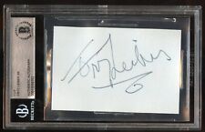 Fritz Leiber Sr. d1949 signed autograph 2x3 cut Actor as Caesar in Cleopatra BAS picture