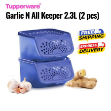 2x Tupperware Onion Garlic N All Potato Keeper Smart Container 2.3L Free Express picture