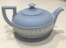 Wedgwood Jasperware Blue Miniature “Egyptian” Teapot With Box picture