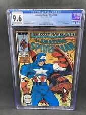 Amazing Spider-man #323 CGC 9.6 OW/W NM+ McFarlane Captain America Cover picture