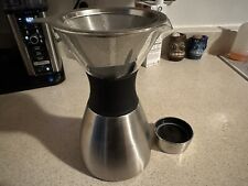 ASOBU Silver Insulated Pour Over Coffee Maker Double-Wall 32 Oz. Unused picture