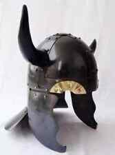 Medieval Viking Horns Helmet Reenactment Warrior Armor Helmet picture