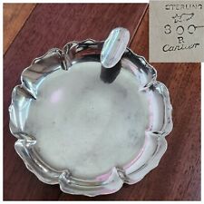 Vintage Scarce Rare Cartier Sterling Silver 925 Ashtray, 300 R, 56g picture