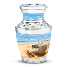 Cremation Urns For Adult Ashes Small Goa Beach Side (3 Inch) Pack Of 1 picture