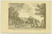 Philadelphia Pa New Market Drawn Engraved W Brock & Son 1794 Antique Postcard picture