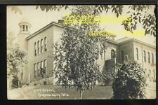RPPc High School Glenwood City Wi 1913 Old Wisconsin Real Photo St. Croix County picture
