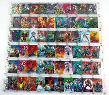 Skybox 1992 Marvel Masterpieces UNCUT SHEETS x6 LOOK cards picture