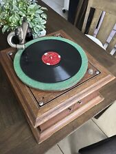 Antique Working Victor Talking Machine Record Player Tabletop VV-IX picture