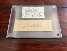 ORIG. 1920's SILENT SCREEN STARS CLARA BOW, BUSTER KEATON & REX BELL AUTOGRAPHS picture