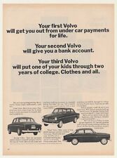 1967 Volvo First Second and Third Drive Six Years Ad picture