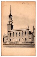 1906 Christ Lutheran Church, Undivided Back, York, PA Postcard picture