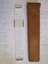Vintage ARISTO Multilog Slide Rule #0970 With Brown Leather Case picture