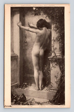 Postcard Nude Naked - National Gallery Millbank Love Locked Out Merritt 1905-10 picture