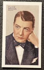 1935 PARK DRIVE CIGARETTES STARS OF STAGE & SCREEN CLIVE BROOK #3 NM picture