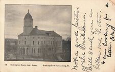Rockingham County Court House Harrisonburg Virginia VA c1905 Postcard picture
