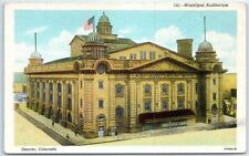 Postcard Municipal Auditorium Denver Colorado USA North America picture