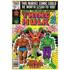 Marvel Two-In-One (1974 series) Annual #5 Newsstand in NM minus. [y^ picture