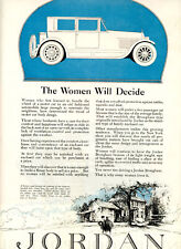 1922 Original Jordan Ad. 5-Passenger Brougham Model. The Women Will Decide picture