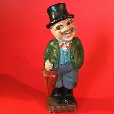 W C FIELDS FIGURINE VINTAGE JAPAN HOLDING UMBRELLA HAND PAINTED 6 INCH picture