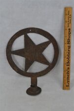 vintage/antique candle wall sconce tin star 8 in. hand made picture