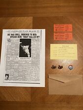 Presidential Documents - Eisenhower Original Cleveland National Address Tickets+ picture