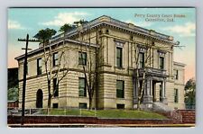 Cannelton IN-Indiana, Perry County Court House, Antique Vintage Postcard picture