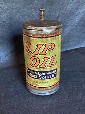 Extremely Rare Early 1900s Zip Oil Can Spring Lubricant and Rust Solvent picture