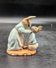 Vintage Beatrix Potter Royal Albert Mrs Rabbit And Peter 1994 Figurine 3.5
