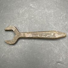 Antique c1870s Tractor Farming Wrench With Mud Punch Cast Iron Farm Plowing Tool picture