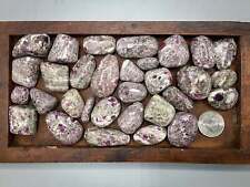 Ruby in albite tumbled stones wholesale ruby albite tumbles bulk 500g lot picture