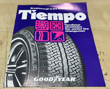 Vintage 1978 Goodyear Tiempo Tires Sales Brochure Print Ad picture