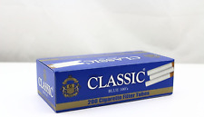 1X Box Classic Blue Light KING SIZE ( 200 Tubes ) Cigarette Tobacco RYO picture