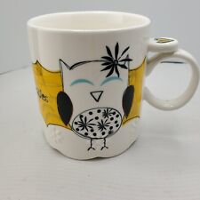 Amy Lee Weeks Be Happy Fly On Wings Like Eagles Owl Coffee Mug Heart Thumb Rest picture