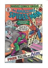 Amazing Spider-Man NN: Aim Toothpaste: Cleaned: Pressed: Bagged: Boarded: F/VF 7 picture