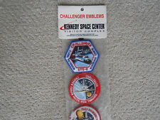 Set of 10 Vintage Kennedy Space Center Challenger Embroidered Emblems / Patches picture