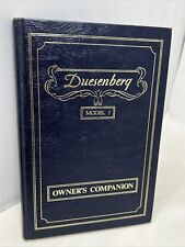 Duesenberg Model J Owners Companion by Dan R. Post ~ 1974 Hardcover picture