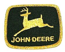  Gold & Black 1970s John Deere Farm Equipment Tractor Patch New NOS picture