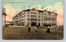 North End Hotel & Boardwalk Tricycle Postcard Posted 1912 Washington 1c picture