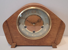 Antique c1930’s English “Smiths” Westminster Chiming Mantel Clock with Silence picture