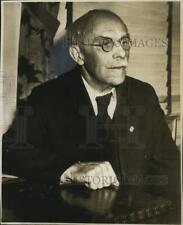 1946 Press Photo Croatia's Vladimir Macek speaks in PIttsburgh, Pennsylvania. picture