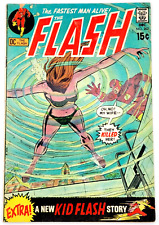 THE FLASH #202 (1970) / VG /  DC COMICS BRONZE AGE KID FLASH STORY picture