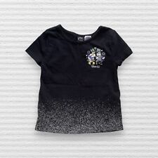Disney Girls Disneyland 100 Years of Wonder Commemorative T-Shirt Black Size 5-6 picture