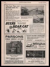 1926 Byers Machine Ravenna Ohio Photo One Man Crane Garaux Bros. Canton Print Ad picture