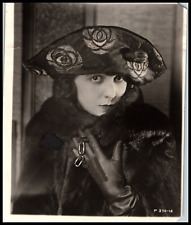 Hollywood Beauty Viora Daniel FASHION HAT STUNNING PORTRAIT 1920s ORIG Photo 656 picture
